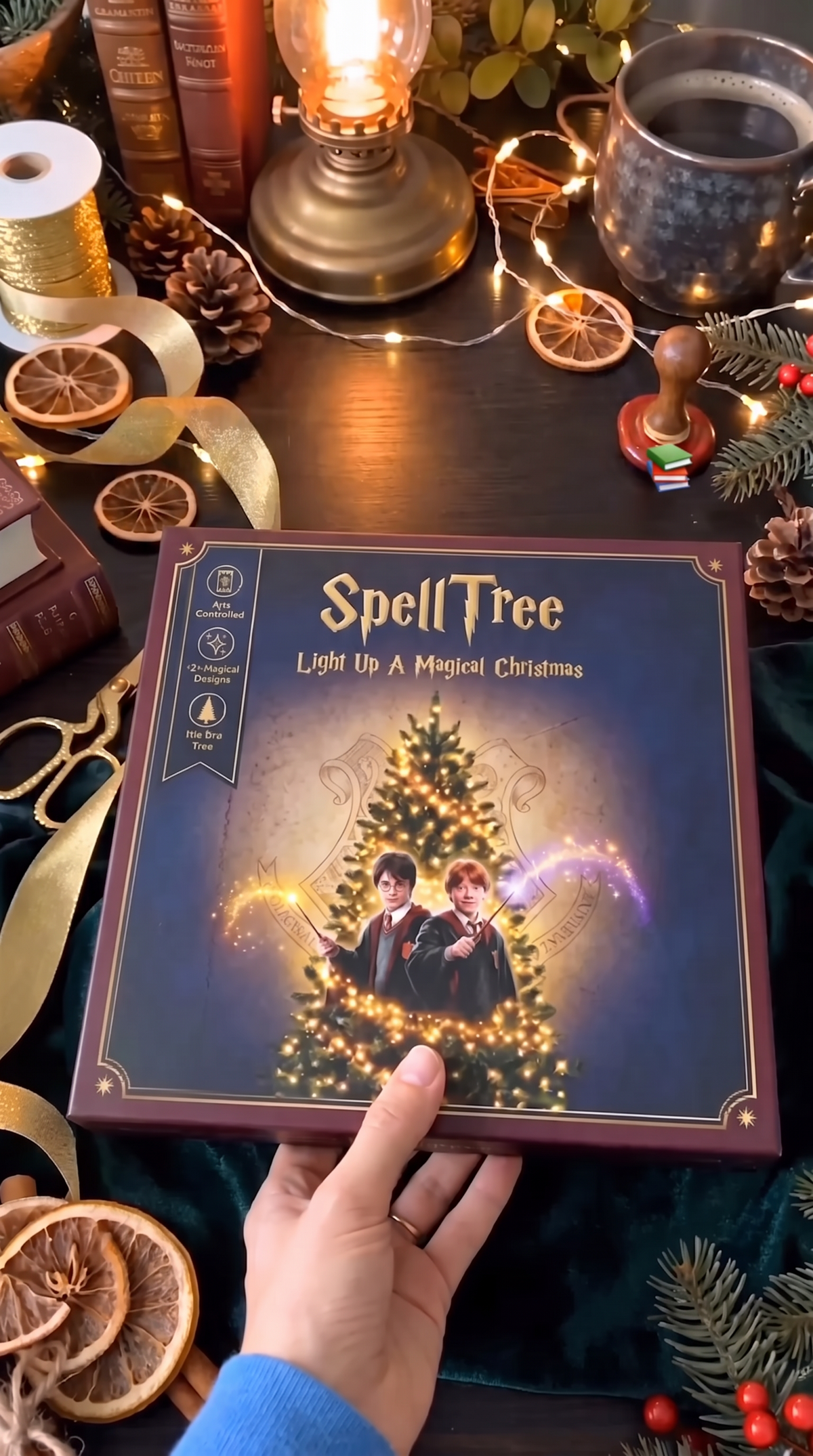 Smart Animated Harry Potter Christmas Tree Lights