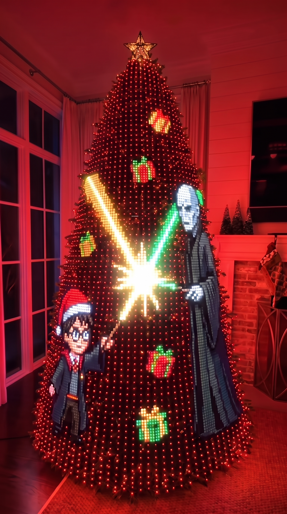 Smart Animated Harry Potter Christmas Tree Lights
