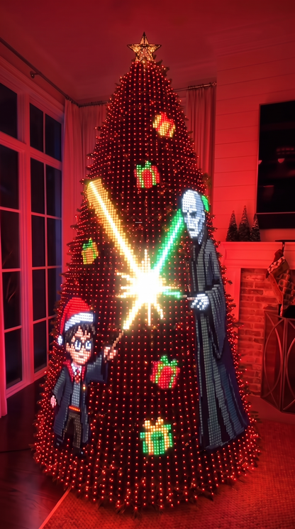Smart Animated Harry Potter Christmas Tree Lights